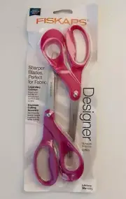 Fiskars 01-005660 2pc 8" Designer Scissor Set (random colors)