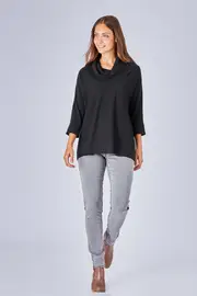 Nocturne Merino Cowl Pullover--FOI-F07671
