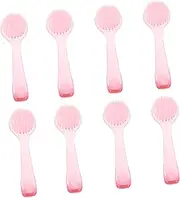 PENIKOKO 8Pcs Face Cleaning Brush Soft Bristle Exfoliator for Pores Nail and Facial Cleansing Design for Comfortable Use and Random Colors