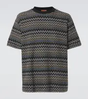 [Missoni] Missoni Zigzag cotton jersey T-shirt AU 84 multicoloured