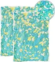 Welacer 4.4 kg Memory Foam Filling for Bean Bag Filler, Cushion Chair Cushion Dog Bed Foam Flakes Refill, Premium Soft and Great for Cushion Filling, Multi Colour and Shape