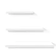Artiss Floating Wall Shelf Set of 3 White