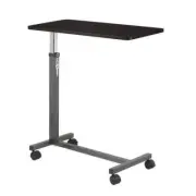Over the Bed Rolling Tray Couch Side Table Wheels Hospital Adjustable Bedside