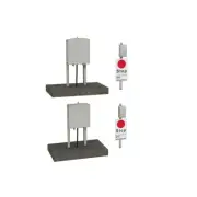 Bachmann 44-0500 Scenecraft OO Gauge Lineside Relay Boxes & Telephone NEW