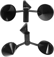PAMINGONO Replacement Anemometer Housing 3-Cup Air Flow Cup for Wind Speed Measurement Suitable for Greenhouses Weather Stations