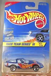 1997 Hot Wheels #536 Race Team Series III 4/4 '80s CORVETTE Blue w/Chrome 5DotSp