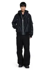 [SACAI] Nylon Twill x Grosgrain Blouson Black