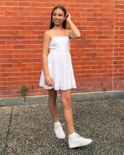 [Mooloola] Mooloola Girls' Tabetha Dress in White Size 12 12 White