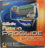 Gillette Fusion Proglide Power Men's Razor Blade Refills 4 Count 5 Blade Shaving
