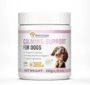 Petrition Natural Calming Chews for Dogs - Dog Anxiety Relief - Calming Aid Supplement with Valerian Root, Chamomile, + Magnesium - Stress, Separation & Thunder Support - 120 Soft Chews