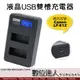 【數位達人】LED USB 液晶雙槽充電器 Canon LP-E6 專用 / 雙座 EOS 5DS Mark II 5D2 80D 6D