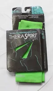 TheraSport Unisex Compression Athletic Performance Sleeves TS8 Lime Medium NWT