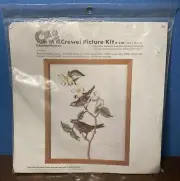 VTG Crewel Kit National Audubon Society 7995 Sparrow Bird Columbia Minerva 8x10