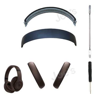 Original OEM Beats By Dre Studio Pro Replacement Ear Pad + Headband Brown Part
