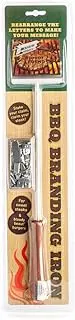 MDI Australia PC-BBI BBQ Meat Branding Iron with Changeable Letters, Personalised Steak Burner Tool for Barbeque Grilling, Metal