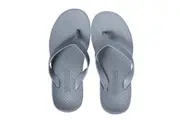 ARCHLINE Orthotic Flip Flops Thongs Arch Support Shoes Footwear - Grey