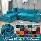 Velvet SofaCover Elastic Thick L Shaped Corner Sofa Cover for Sofa Stretch Cover