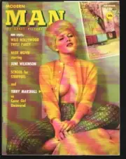 MAG: Modern Man 12/1962-June Wilkinson Cheesecake-Foreign Legion story-Clip j...