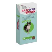 Bravecto 1-Month Chew Dog 10-20kg Green Medium 10-20kg Dog Flea Tick Control