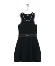 Dress in viscose blend S,XS black