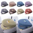 2PCS/Set Flannelette Closestool Seat Case Four Season Universal
