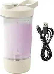 Electric Shaker Bottle - 450ml Leak-Proof Portable Blender | Spill-Resistant Gym Bottle With Single-Touch Operating For Bodybuilding Nutrition Meal Replacement