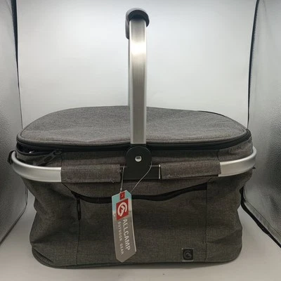 AllCamp Outdoor Gear Foldable Insulated Ice Bag Picnic Basket New