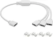YAODHAOD 1 to 3 ARGB Splitter Cable,5V 3Pin ARGB Splitter Cable (3Pin, 1 to 3)