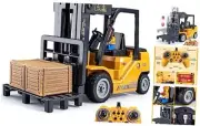 2.4Ghz Remote Control Forklift Toys,RC Forklift Truck with Spray, Cool