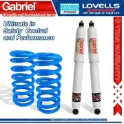 Rear Raised Gabriel Ultra Plus Shocks+Lovells Spring for Nissan Navara D23 NP300 (for: Nissan)