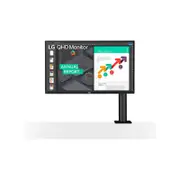 LG 27QN880-B 27" QHD IPS FreeSync USB-C Monitor With Ergo Stand