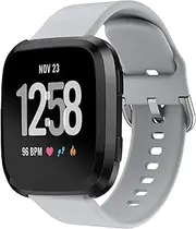 [DKEnjoy] Silicone Replacement Band Sports Wristband Bracelet Watch Strap Compatible for Fitbit Versa 2/Versa /Versa Lite Edition Smartwatch