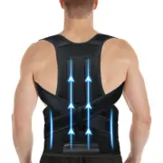 Back Support Brace Posture Corrector Women Men Straightener Scoliosis Fix New