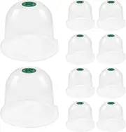 Humidity Domes for Plants – Seedling Growth Dome, Air Regulated Dome, Clear Tray Dome | Durable Cover top Germination Trays, Reusable Humidity Dome Plant Propagation, Clear Lid for Sprouting Control