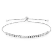 Luminesce Lab Grown 1 Carat Diamond Sterling Silver Bracelet