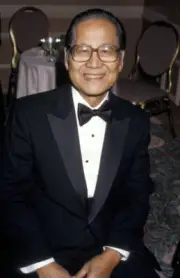 Keye Luke at 3rd AAPAA Media Awards at Beverly Hilton Hotel - 1987 Old Photo