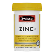 Swisse Ultiboost Zinc+ 120 Tablets Supports Healthy Immune System Healthy Skin