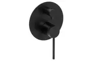 Johnson Suisse Venezia Shower Mixer With Diverter Ceramic Disk - Matte Black