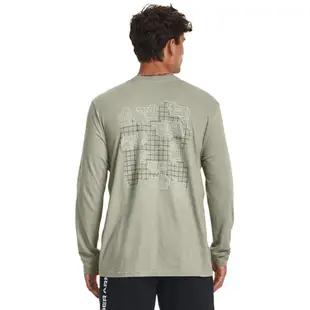 【UNDER ARMOUR】男 OUTDOOR GRID LOGO 長袖T-Shirt 1380338-504