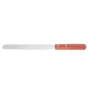 Metal Wax Spatulas Straight Stainless Steel Body Waxing Stick With Wooden Ha ECA