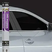 Gila Static Cling 5% VLT Automotive Window Tint DIY Easy Install Glare Control Privacy 2ft x 6.5ft (24in x 78in), 5% Super Limo Black (JS242)