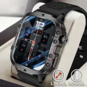 Mens 2024 Waterproof Smartwatch Fitness Tracker Call Features
