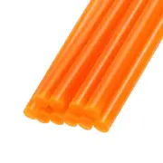 Hot Glue Sticks Mini Adhesive Hot Melt Glue Gun Sticks 0.27" x 10"/Orange/10 Pcs