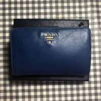 在飛比找PopChill優惠-[二手] Prada/Saffiano/牛皮/皮夾/二手/正