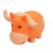 Coastal Pet Rascals Latex Grunting Big Horn Bull Dog Toy, 6.5 in