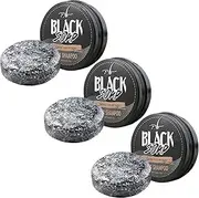 3 Pcs Gray Hair Reverse Bar, 55g Black Soap for Gray Hair Natural Ingredients Hair Shampoo Bar for Women and Men Refresh Scalp ＆ Restore Shiny Hair Gray Reverse Bar Soap Shampoo Bar Soap Shampoo for