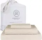 Cotton Twin Sheet Set | 500TC 100% Cotton Sheets for Twin Size Bed | Damask Jacq