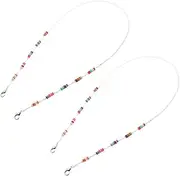 Fashionable Boys and Girls Chain Acrylic Strap Eyewear Rope Glasses Hanging Strap Pcs Set