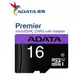 威剛 A-DATA microSDHC Premier UHS-I C10 16GB 記憶卡 附轉卡