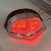 Motorcycle DOT E-Mark LED Integrated Blinker Taillight Rear Tail Brake Stop Turn Signals Indicator Light For HONDA CBR1000RR CBR 1000 RR SP SP1 Fireblade SC77 2017-2025 P/N 33701-MKF-D41 (Red)
